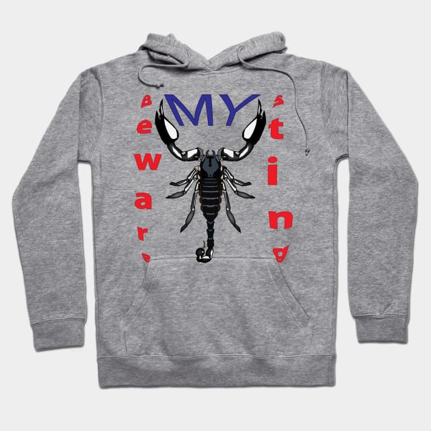 Scorpion Sting Hoodie by GilbertoMS